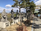 大石神社の四十七士像…