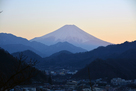 岩殿山 丸山公園から富士を望む