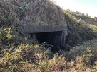 南側砲台に埋められた火薬庫跡…