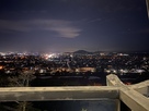 天守閣最上階から見る彦根市街夜景(大手門…