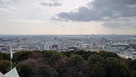 展望台から名古屋方面の眺め…