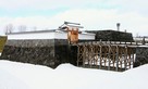 本丸一文字門の雪景色…