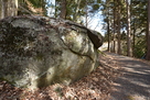 登城路の巨石