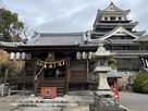 奥平神社と天守…