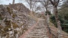 西側からの登城路…