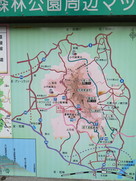 小岱山森林公園周辺マップ（地図部分）