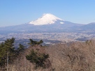 ニの郭から見た富士山