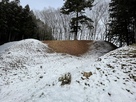 竪堀から本丸雪景色…