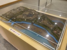 二の丸展示館内の水戸城復元模型…