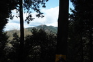 三岳城方面の風景…