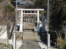 登城口の諏訪神社…