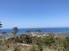 愛宕宮曲輪の眺望台から見た高浜城跡