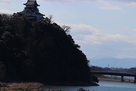 長良川と犬山城…