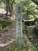 登山道入り口の石碑