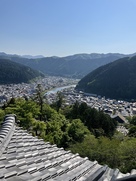 天守からの眺め(郡上八幡の街並み)…