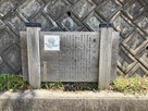 長沢小学校南道路沿いにある説明板