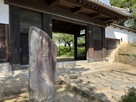 土浦城址碑と櫓門…