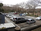 印旛沼公園の駐車場…