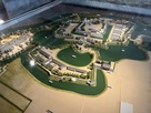 真田宝物館に展示したある松代城復元模型…