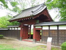 移築された関宿城の門…