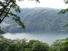 本城曲輪からの眺望（津久井湖）