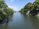 彦根城の雄大な水堀…