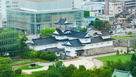 市役所展望台からの富山郷土博物館…
