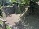 岡崎城　石垣と空堀…
