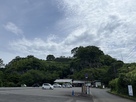 駐車場から見た岡城