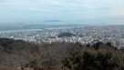 眉山山頂から見た徳島城…
