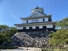 模擬天守博物館(城址碑付近から)