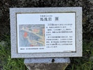 馬洗岩説明板