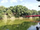 河底池と和気橋…