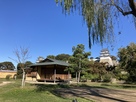 武蔵の庭園　御茶屋と両櫓…