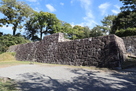 城代屋敷北西面の石垣…