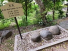 腰神神社の力石…