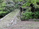 鳥取城二ノ丸の登り石垣…