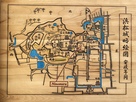 浜松城略絵図の板…