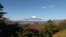 城址から望む富士山…