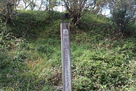 櫓門跡の標柱