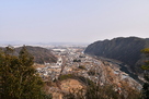 登山道途中からの眺望