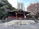 渋谷城跡の金王八幡宮