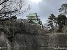 天守西側から　鵜の首