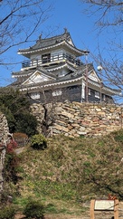 浜松城と石垣