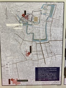 現代の浜松市街と江戸時代の浜松城比較図…