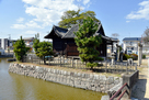 清山神社と堀