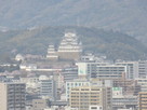 本丸から見える姫路城…