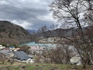 城東側の眺望と三峰川…