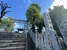 雨上がり後の御器所西城跡(尾陽神社)