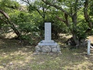 能島城跡の石碑…
